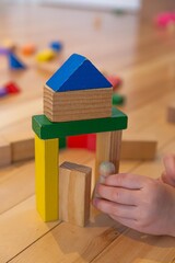 Kids Building with Blocks