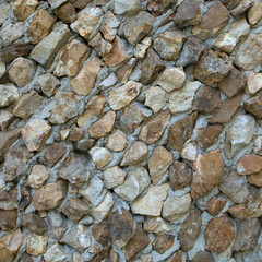 Cement and stone walls for background texture