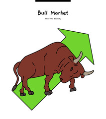 This is a bull market, which means an upward trend in stocks.	
