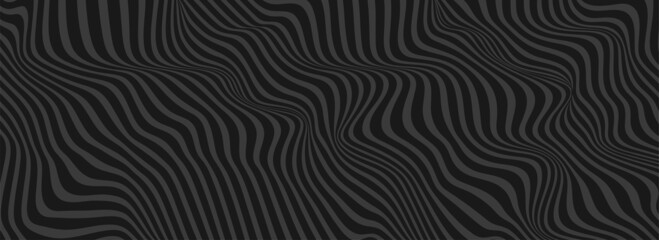 Distortion lines background. Distort stripes, abstract modern pattern