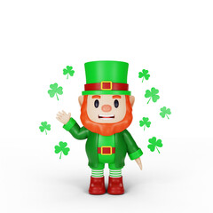 character st. patrick's day concept