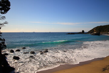 Touji Beach in Shimoda, Shizuoka Prefecture, Japan.