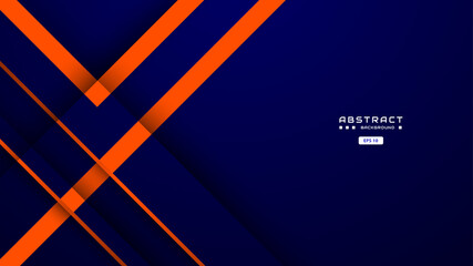 blue orange  background with abstract square shape and scratches effect, dynamic for business or sport banner concept.