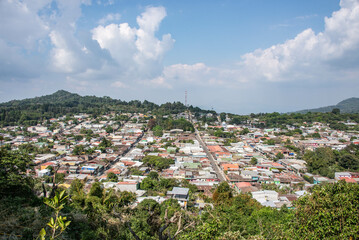 View of charming Ataco town on the Ruta de las Flores, El Salvador © RaquelMogado