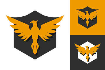 Illustration Vector Graphic of Eagle Logo. Perfect to use for Technology Company