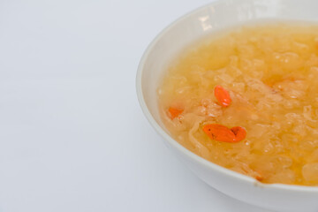 yang xin decoction in white ground