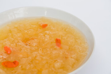 yang xin decoction in white ground
