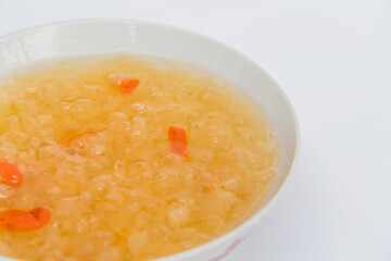 yang xin decoction in white ground