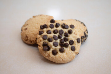 Galleta con gotas de chocolate