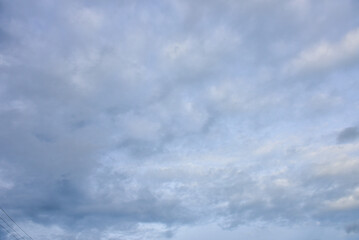 Fototapeta premium Blue sky white cloud blue background.