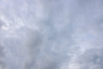 Blue sky white cloud blue background.