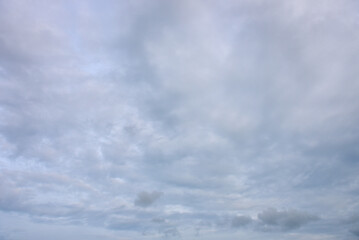 Blue sky white cloud blue background.