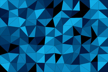 Fototapeta premium Vector illustration of a triangle polygonal abstract geometric background with colorful gradient design. Low poly design. 