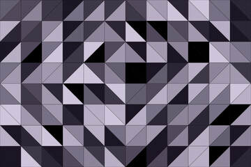 Vector illustration of a triangle polygonal abstract geometric background with colorful gradient design. Low poly design. 