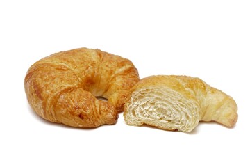 Image of croissants on a white background