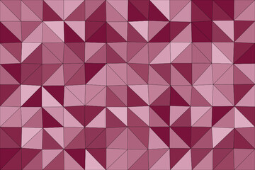 Fototapeta premium Vector illustration of a triangle polygonal abstract geometric background with colorful gradient design. Low poly design. 