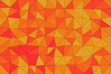 Fototapeta na wymiar Vector illustration of a triangle polygonal abstract geometric background with colorful gradient design. Low poly design. 