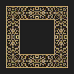 Obraz premium A geometric rectangular stylish frame.