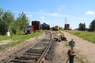 railway in the countryside