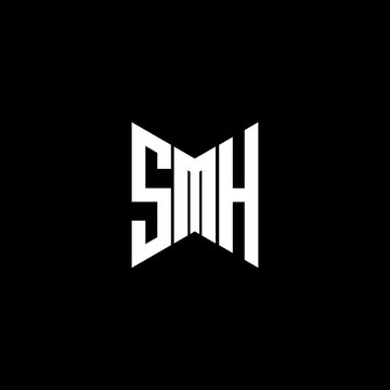 SMH letter logo creative design. SMH unique design