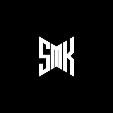SMK letter logo creative design. SMK unique design