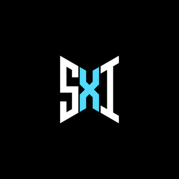 SXI letter logo creative design. SXI unique design