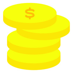 Illustration of Pale of Coins design icon