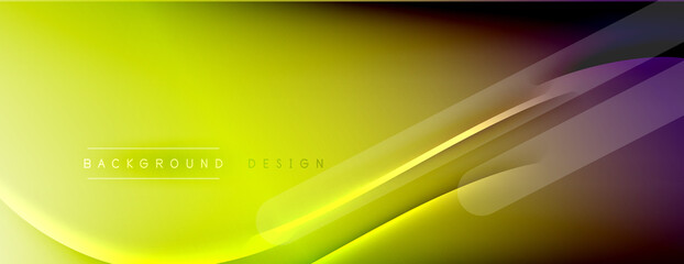 Abstract background. Shadow lines on bright shiny gradient background.