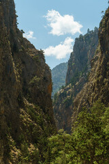 Samaria Gorge in Crete, Greece