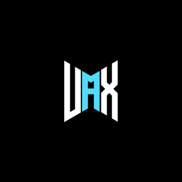 UAX letter logo creative design. UAX unique design