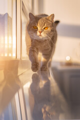 Scottish straight cat