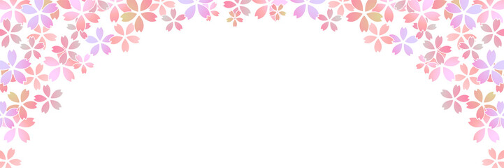 桜　和柄　水彩　背景