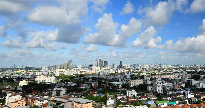Panorama of the city Bangkok