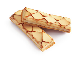 Puff pastry with apricot glaze