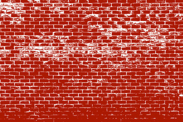 Red brick building wall. Interior of a modern loft. Background for design.
