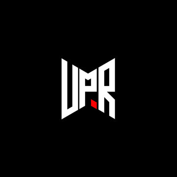 UPR letter logo creative design. UPR unique design