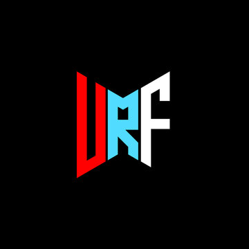 URF letter logo creative design. URF unique design
