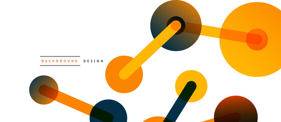 Network concept abstract background. Dots connection. Big data idea. Business template for wallpaper, banner, background or landing