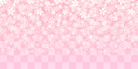 桜　和柄　水彩　背景