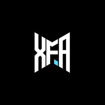 XFA letter logo creative design. XFA unique design