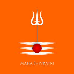 Happy Maha Shivratri festival card