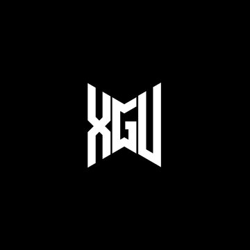 XGU letter logo creative design. XGU unique design