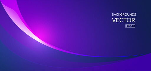 Vector abstract smooth color wave background. Pink blue. Vector illustration eps 10