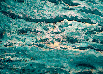 Teal Abstract Wave Stone Sand Rock Background 