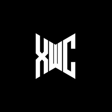 XWC letter logo creative design. XWC unique design