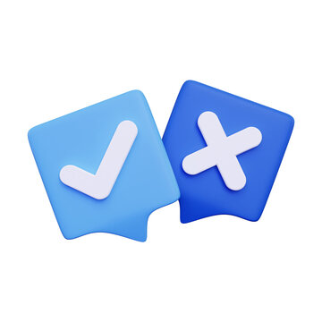 Decision making. isolated on a white background. 3d illustration