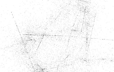 Grunge black and white pattern. Monochrome particles abstract texture. Background of cracks, scuffs, chips, stains, ink spots, lines. Dark design background surface.
