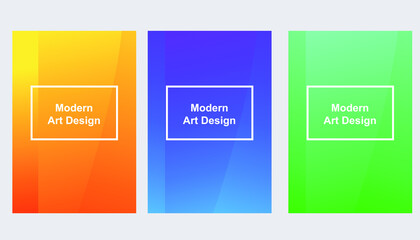 abstract gradient cover portrait vector illustration teamplate design

