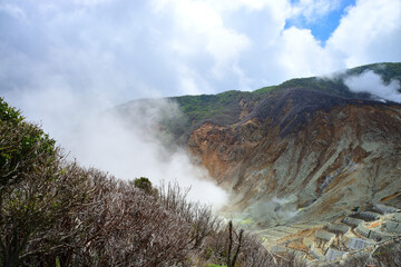 大涌谷　箱根　神奈川県箱根の風景

