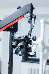 Dentistry. Dentistry. Medicine, medical equipment and dentistry. Dental office. Dental microscope